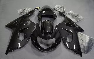 Motorcycle Black Carbon Fiber Effect Injection Mold ABS Fairings Fit for Suzuki 2001-2003 GSXR600 GSXR750 GSX-R 600 750 Bodywork Aftermarket Platics K1 2002 01 02 03