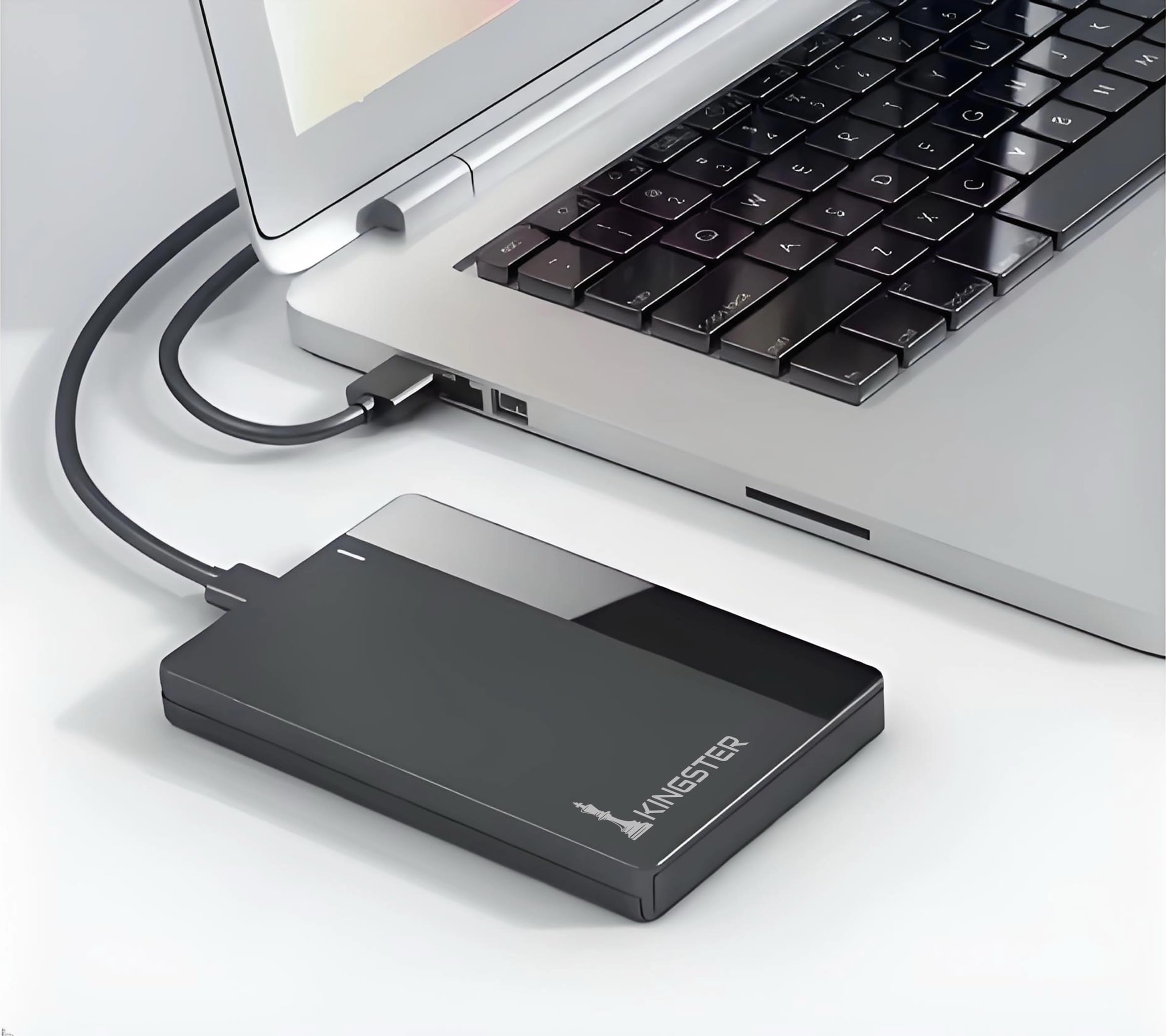 KINGSTER 1TB Portable External Hard Drive, Up to 145 MB/s, USB 3.0 2.5-Inch HDD, Ultra-Slim Plug & Play Backup Drive for Windows PC, Laptop and Mac, 1-Year Warranty, Black — Amazon image 2