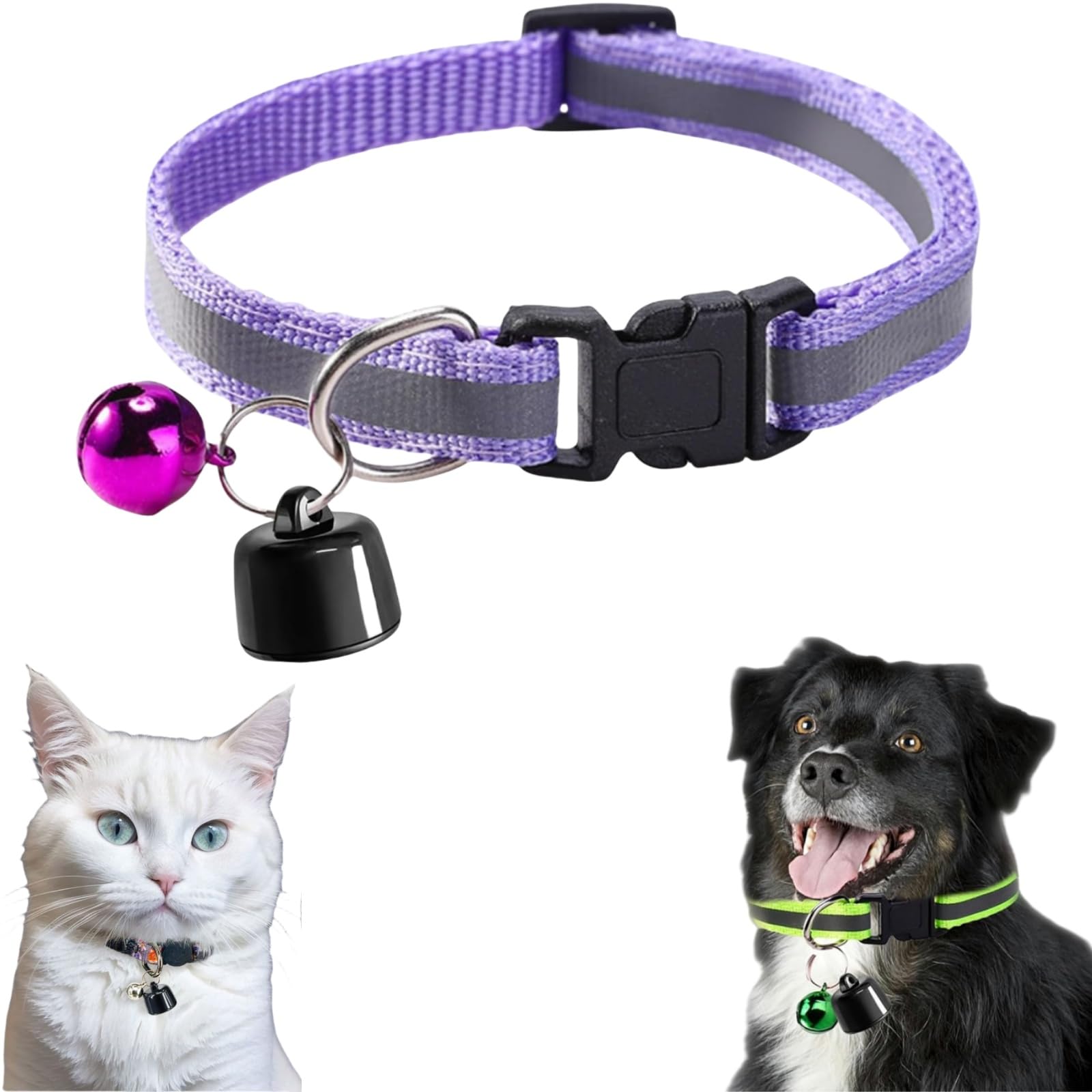 Collar Localizador GPS para Gato y Perro — Mini Localizador GPS para Gato – Seguimiento Mundial – sin Costos Adicionales – Compatible con iOS y Android – para Cualquier Collar – Localización
