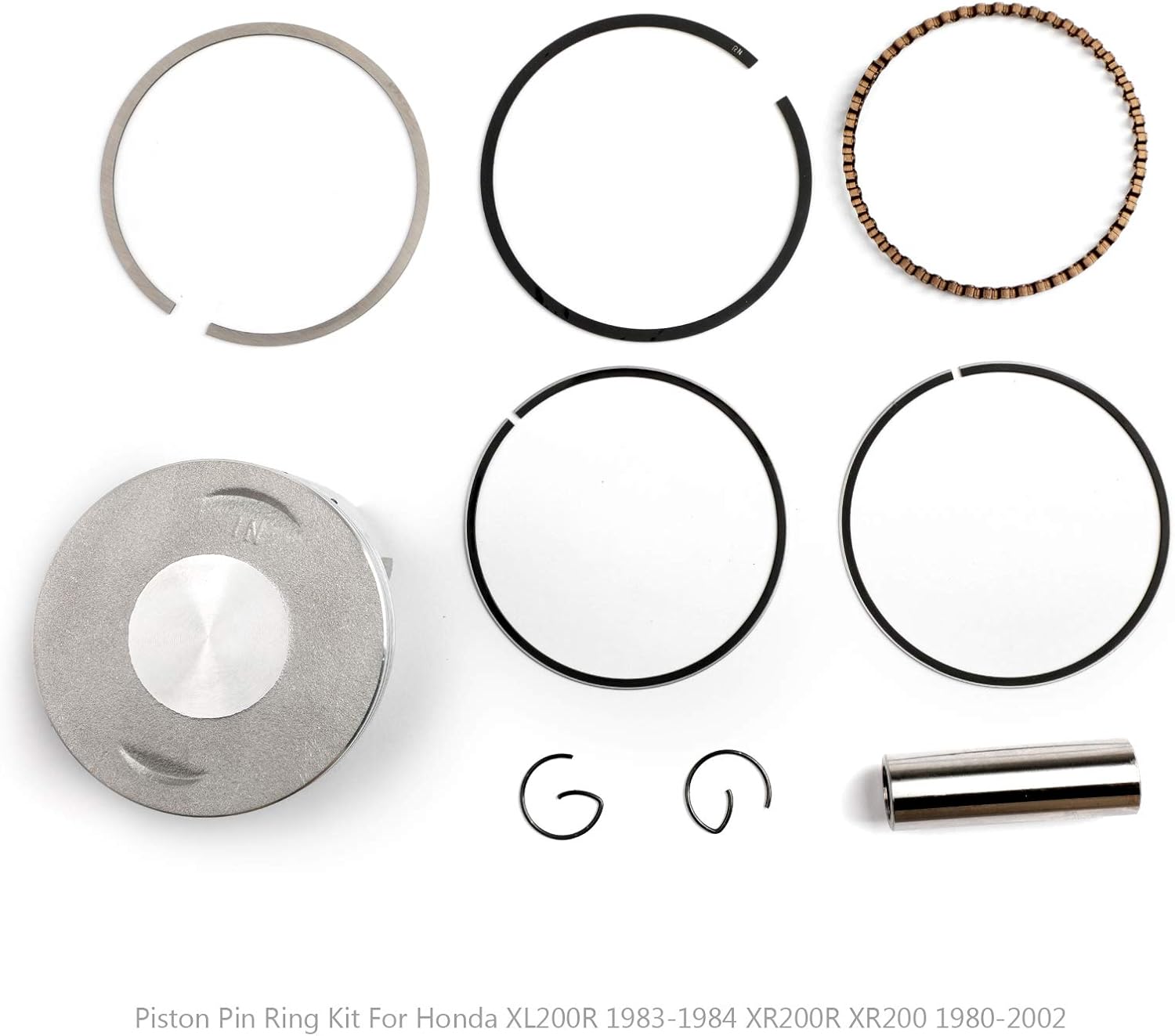 Artudatech Piston Ring Kit +0.50mm for Honda XR 200 XR 200R 1980-2002 Bore Size 66.00mm