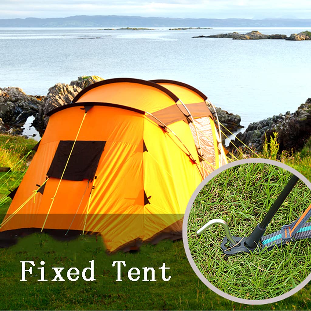 Piquets de Tente – 10 pièces en Alliage d'aluminium léger et Portable, Accessoires de Camping, piquets de Tente, Clous for la Fixation des auvents de Tente de Camping, bâches de Pluie