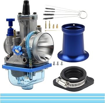 PWK 30mm Carburetor,Mortorcycle Universal Racing Carburetor Intake Pipe Kit For 100cc-150cc 2T 4T Engine Scooter Motocross ATV Quad Pit Bike