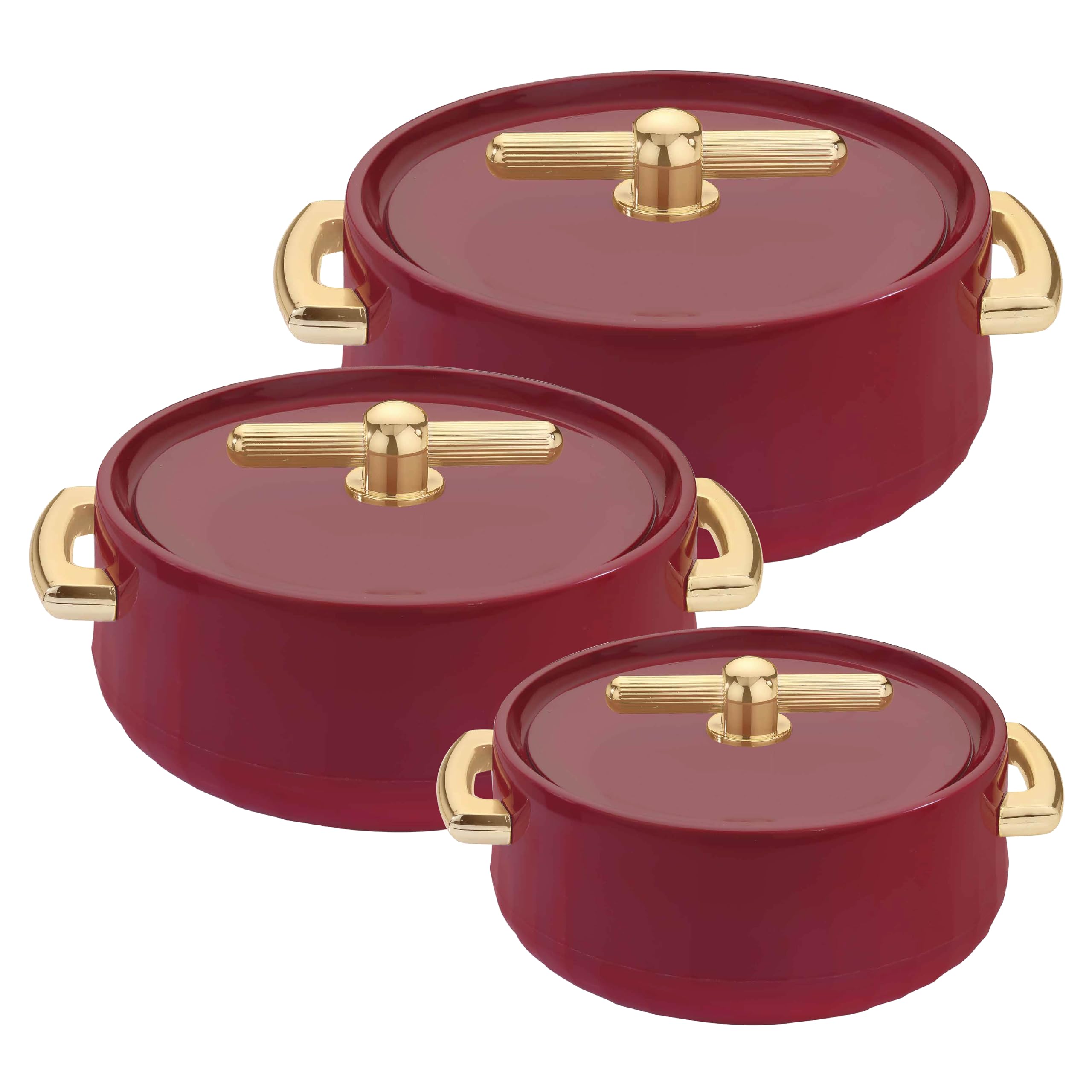 Selvel Elegance Casserole Set - Keeps Food Hot 6 Hours -4 Selvel Elegance Casserole Set - Keeps Food Hot 6 Hours -4