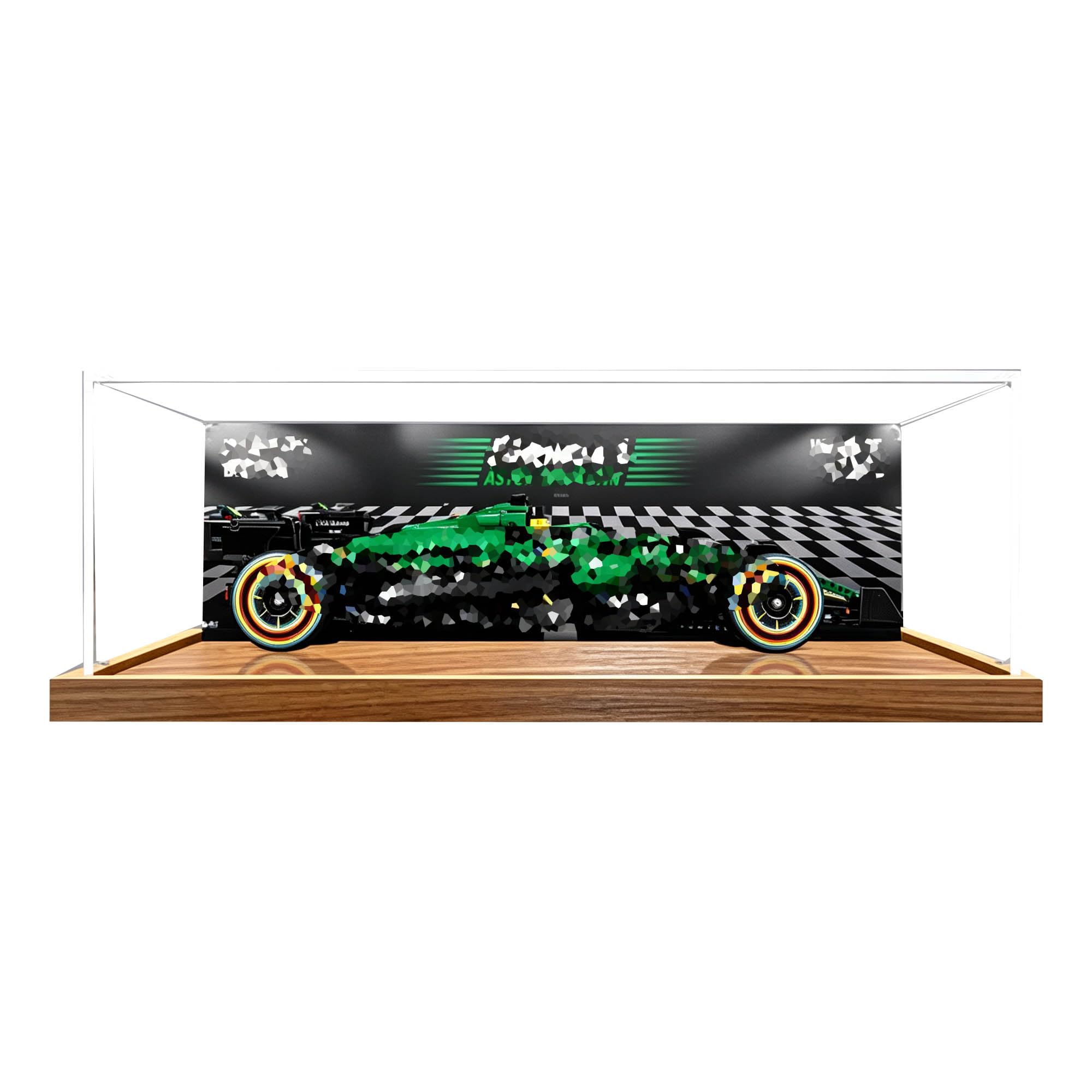 Clear Acrylic Display Case, Fits for for Le-go 42240 Sets (Background 2)