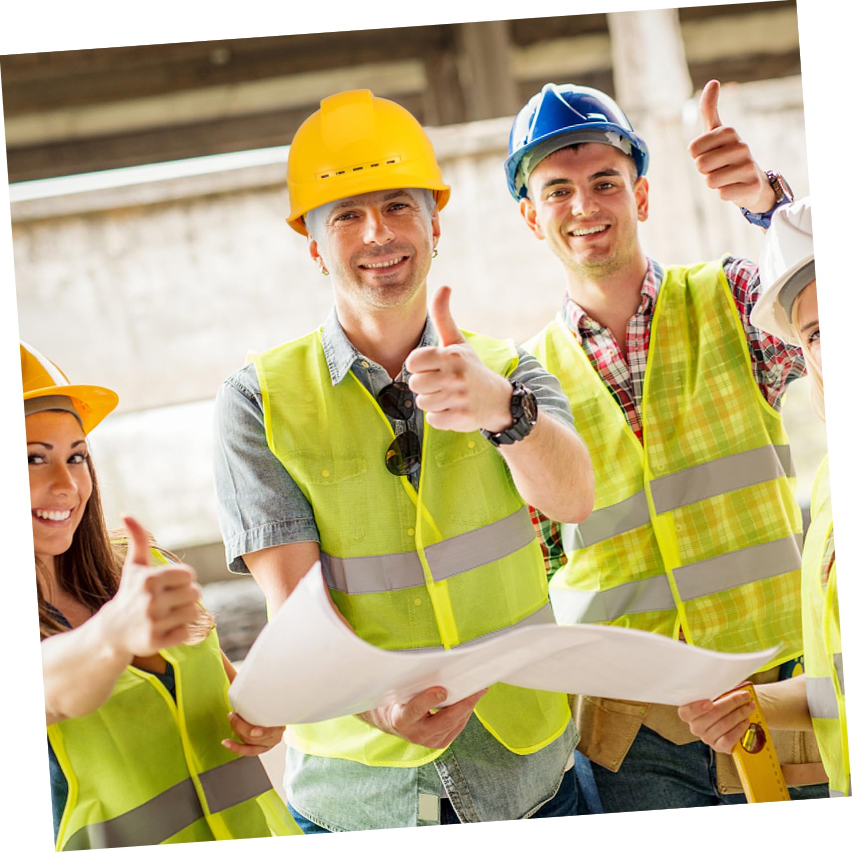 DOITOOL Casco De Seguridad Ventilado para Construcción Al Aire Protección Resistente y Cómoda Casco Homologado para Trabajos Eléctricos Obra Diseño Ergonómico y Material Duradero