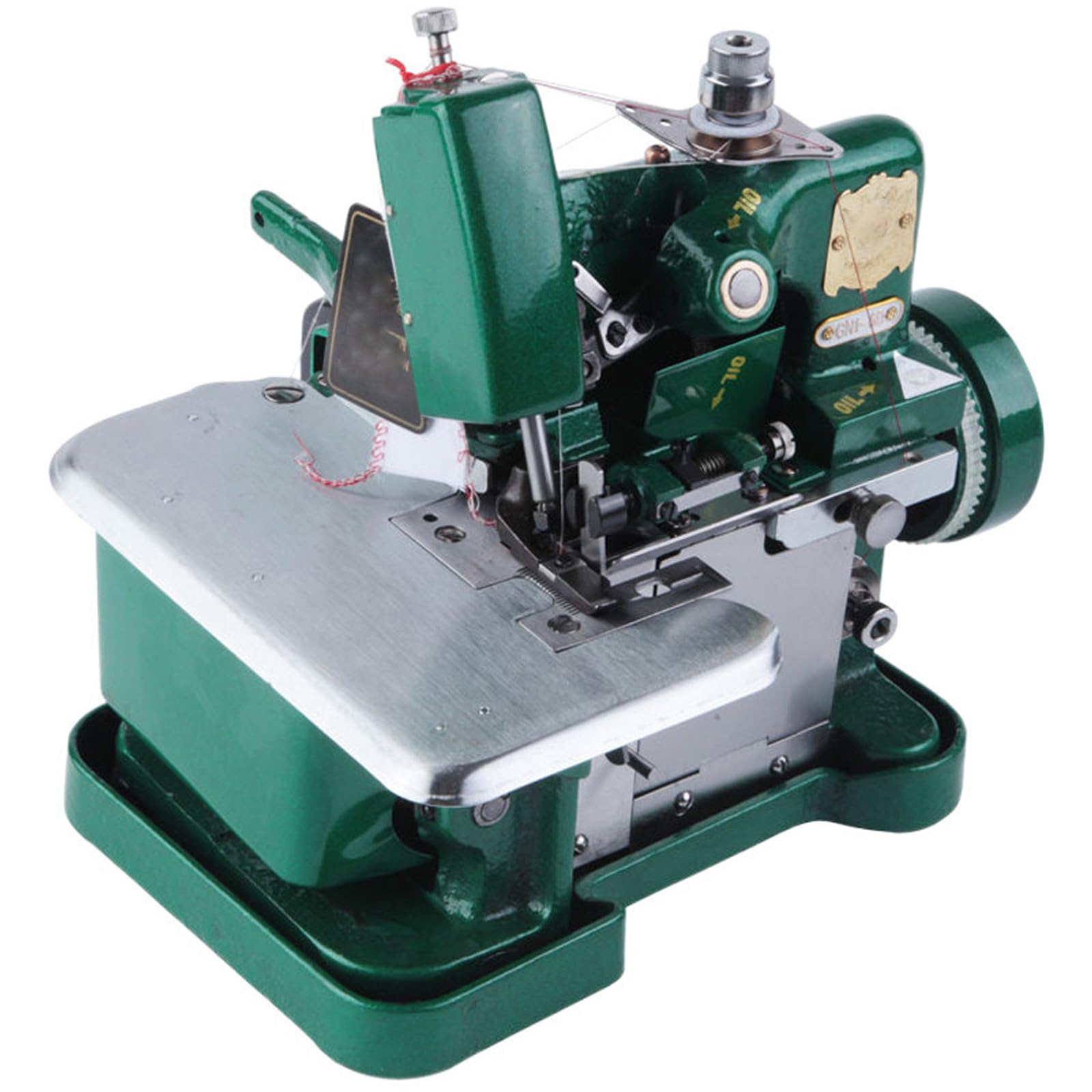 Overlock Serger Machine 3000 SPM High Speed 3-nitkowy overlocker, regulowana szerokość ściegu 3,0-5,0 mm, wytrzymała metalowa rama do grubych tkanin