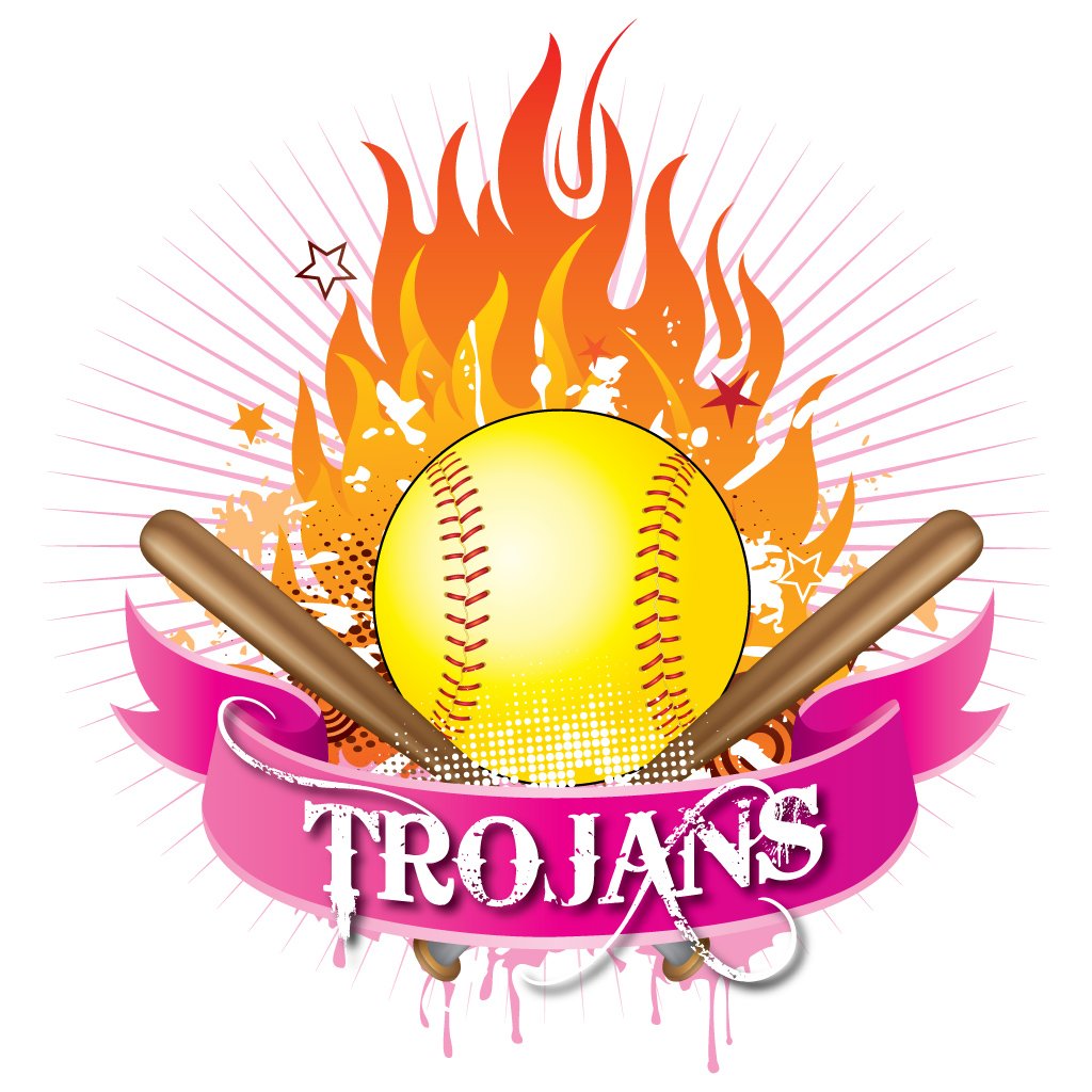 VictoryStore Towels - Trojan Mascot Softball Team Towels, Set of 15