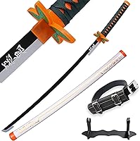 Vista 59 de SV Anime Demon Slayer Sword Katana 41 Inch Decorative Collectible Gift Cosplay Sword，Various Styles Available