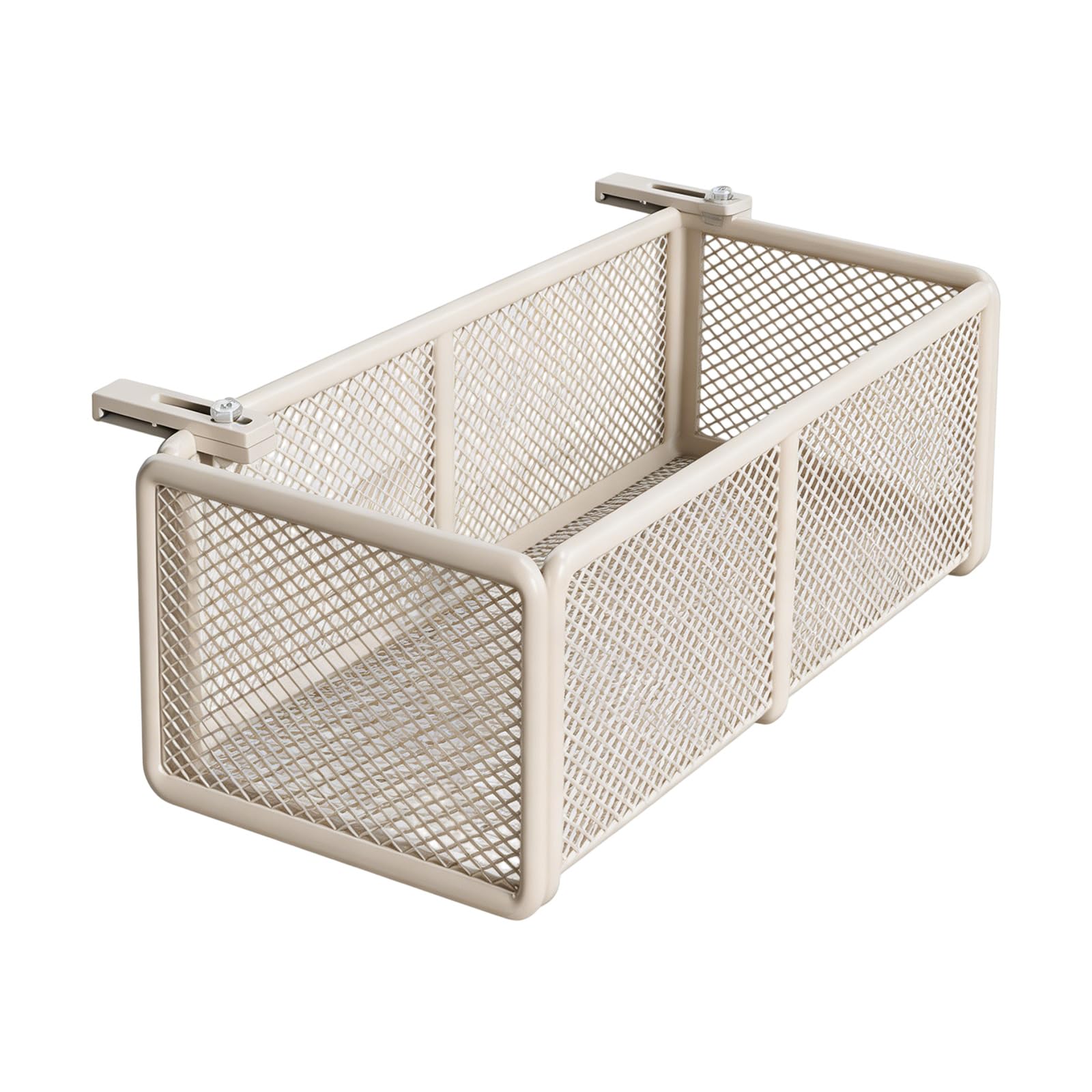 Kaeltsyn Vertical Garden Solution Hanging Metal Plant Shelf for Balcony Railings Compact Design Vertical Gardening Rack