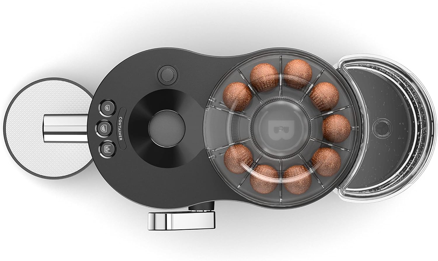 CoffeeB by café royal Globe 1.3L Black - macchina appositamente progettata per luso di Coffee Balls