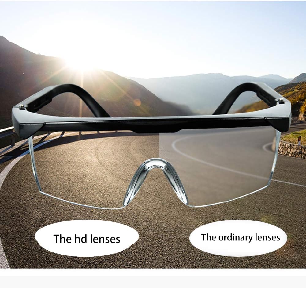 TOP оƒƒERS Antifog Protection Safety Goggles Adjustable Scratch Splash Proof Eye Shield for Work 3PCS