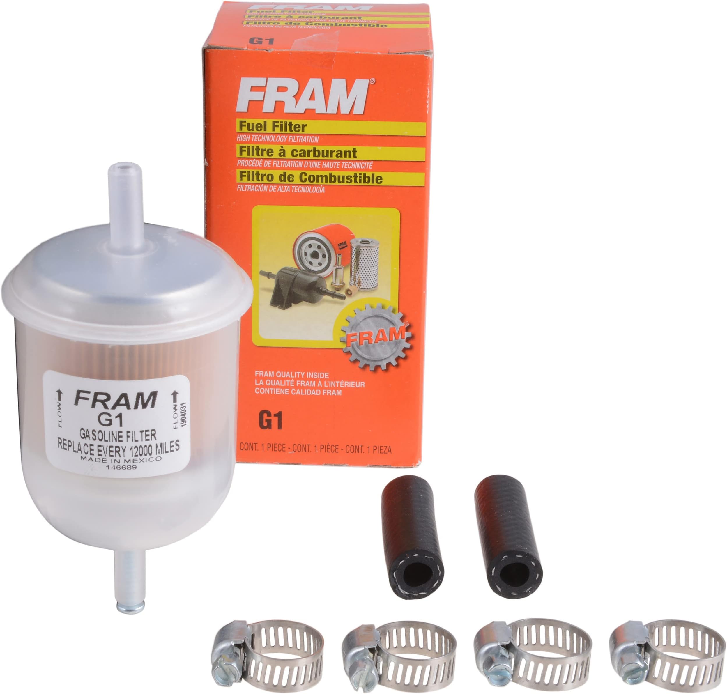 FRAM G1 InLine Fuel Filter, Fuel Filters Amazon Canada