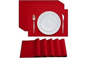 Cloth-Like Premium Quality Disposable Placemats for Dining Table - Classy Feel With Paper Convenience