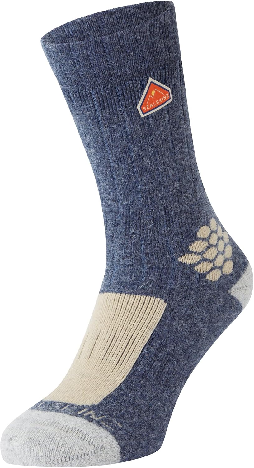 SEALSKINZ Unisex Scarning Recycled Wool Mid Twisted Sock