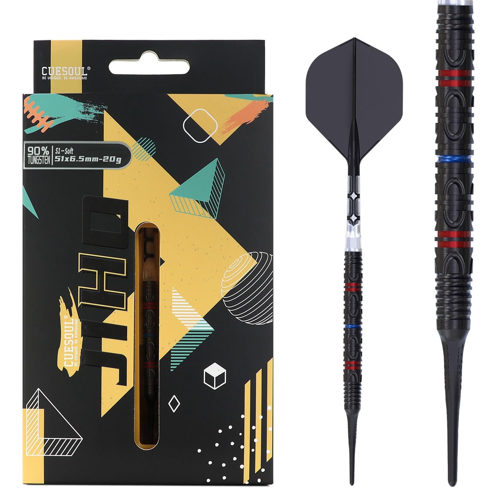 CUESOUL TERO Blue AK7 Dart Shafts Built-in Spring Telescopic