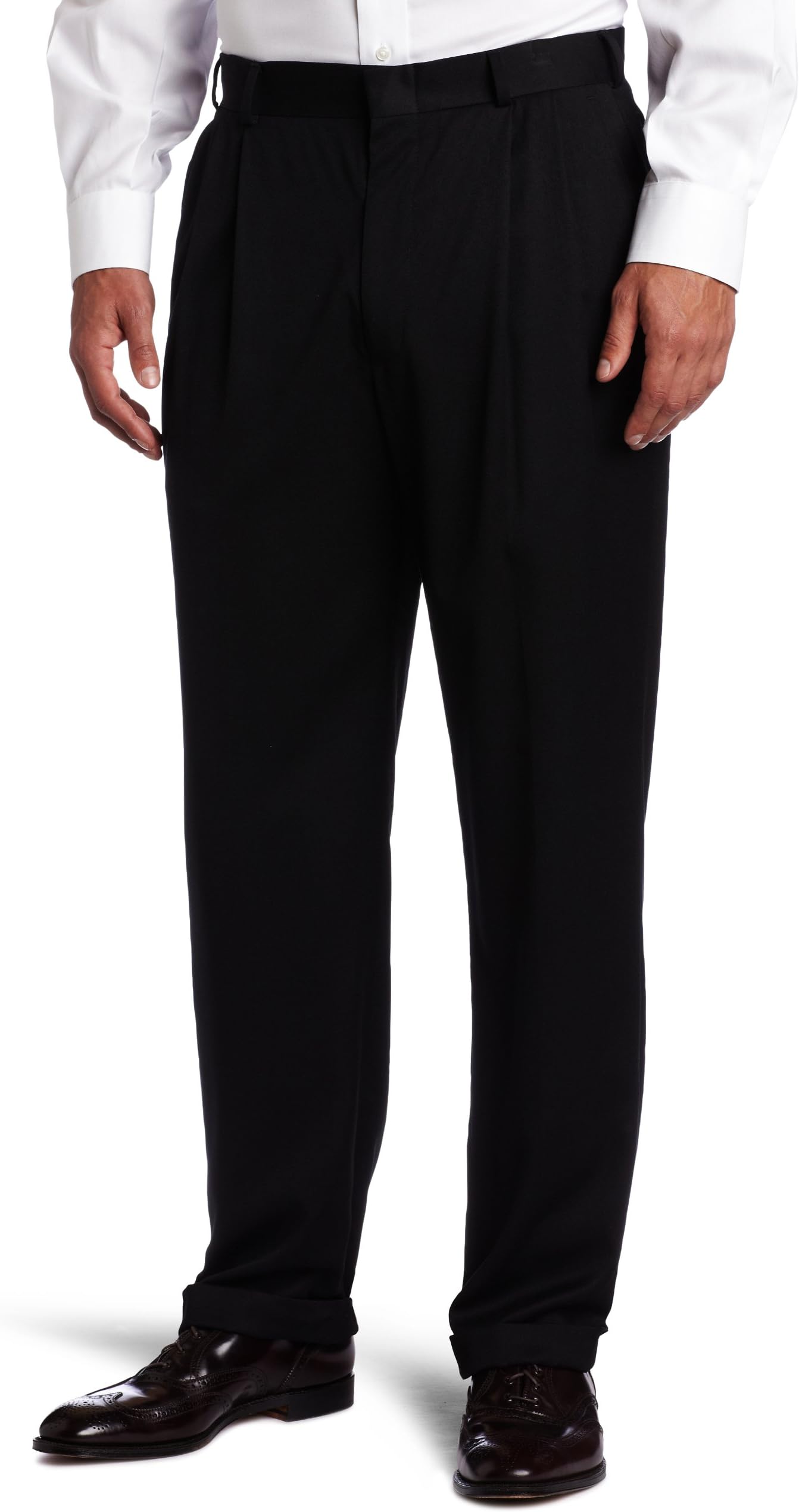 Dockers Mens Solid Herringbone Suit Separate Pant