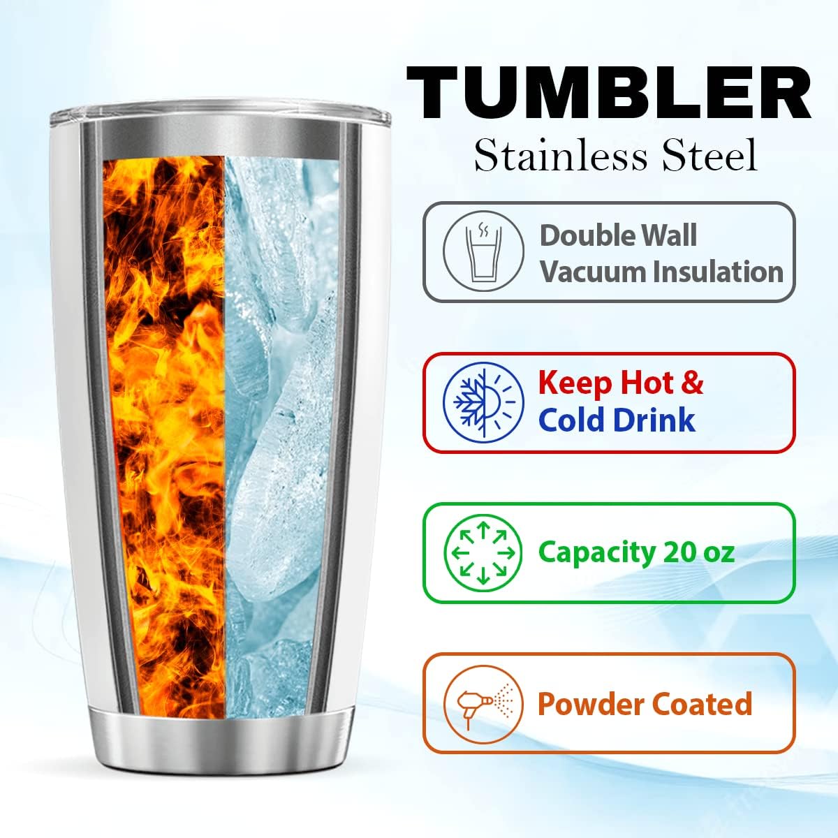 Octopus Coffee Tumbler Travel Mug With Lid Birthday Gifts For Girls Women Teens Animal Lovers Kids Insulated Cup Inspirational Quotes Stainless Steel Tumblers Bulk Hot And Cold - Image 7