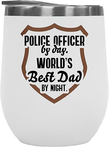 Miniatura 8 de Police Officer By Day World's Best Dad By Night. Coffee & Tea Gift Mug For Policemen, Patrol Man, Detectives, Investigators, Cops Or Arresting