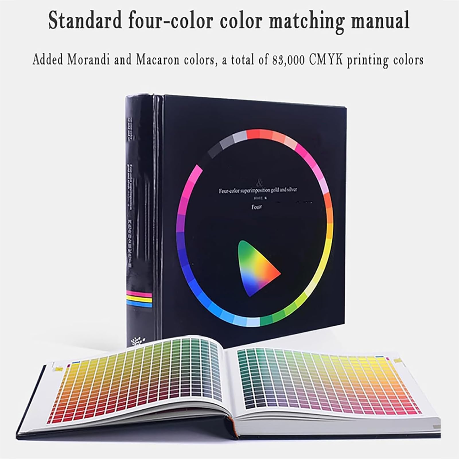 MObyat 4-Farben-Farbabstimmungshandbuch, CMYK-Farbkarte Für Den Druck, Insgesamt 83.234 CMYK-Druckfarben, Geeignet Für Innenarchitektur, Industrie, Druck Und Grafikdesign