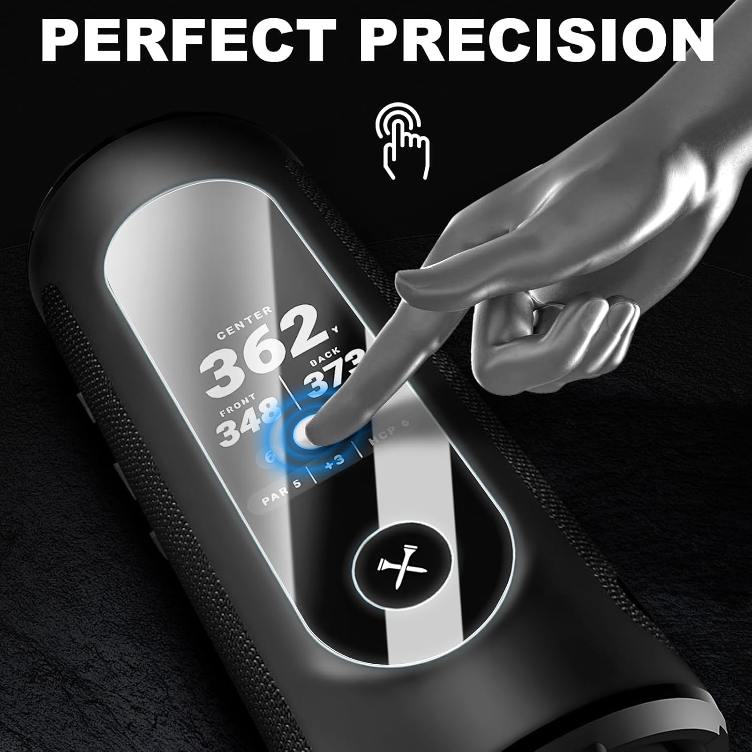 4-Pack Tempered Glass Screen Protector for Blue Tees Golf Player & GPS Speaker - HD Clear, Anti-Scratch, Bubble-Free - Image 5