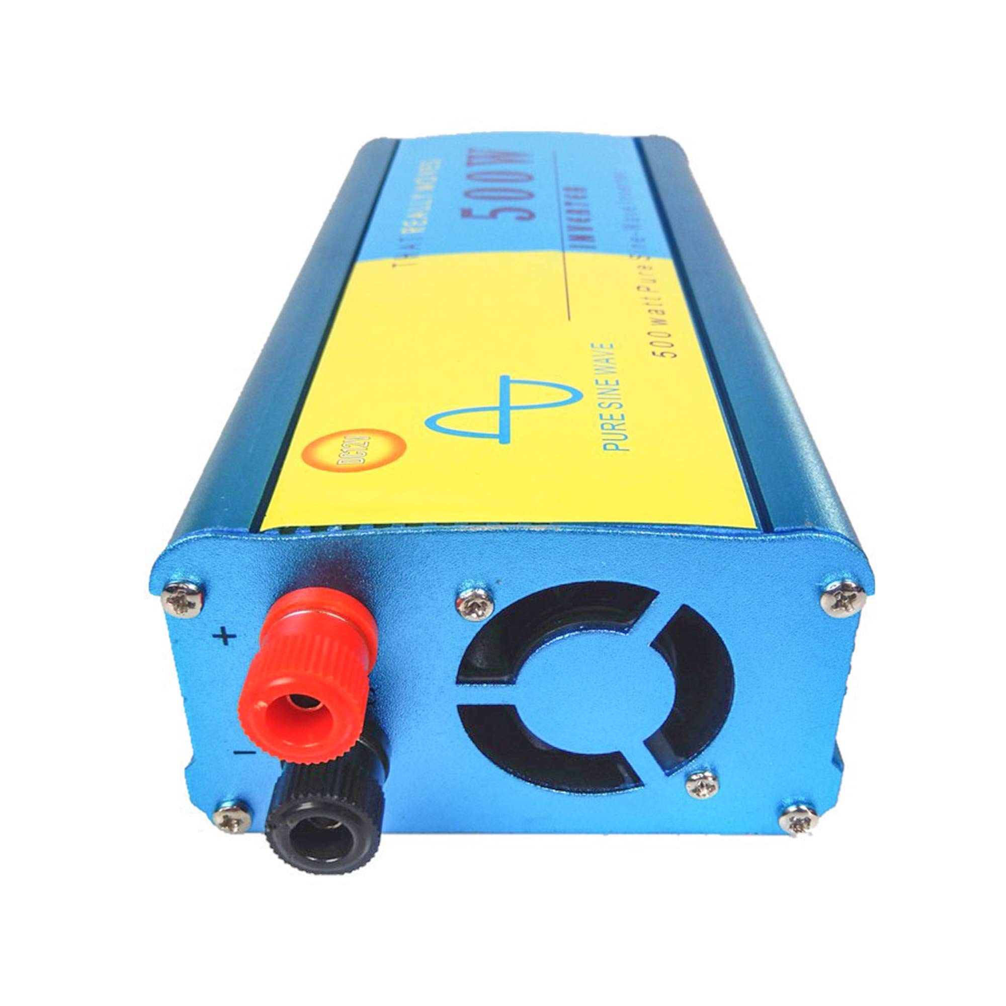 Inversor De Onda Sinusoidal Pura De 500 W, Pico De Potencia De 1000 W, Inversor De Corriente para Automóvil DC 12V / 24V A AC 220V, con Toma De AC Y Puerto De Carga USB