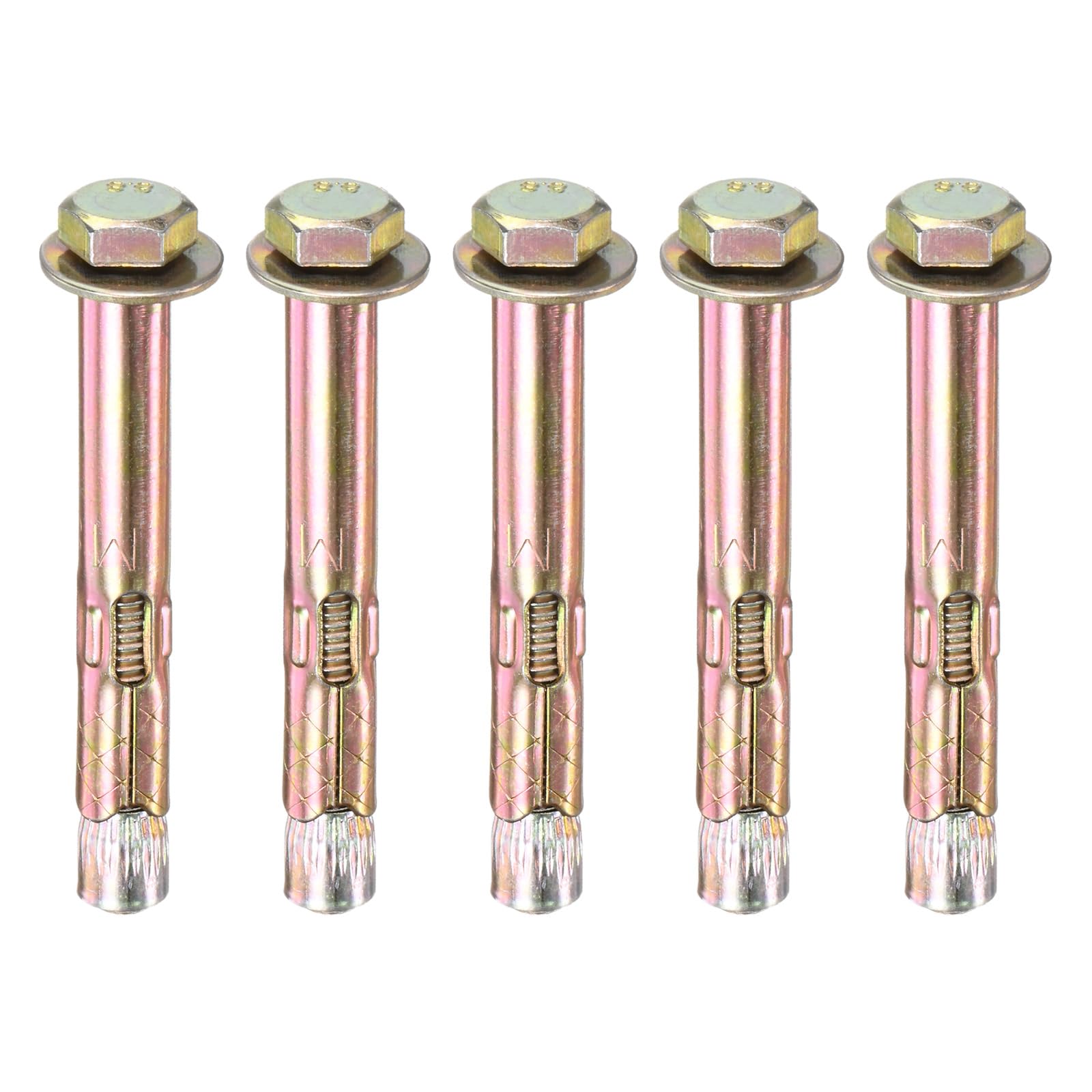 M METERXITY Hex Expansion Bolts - 5 Pack -25 M METERXITY Hex Expansion Bolts - 5 Pack -25