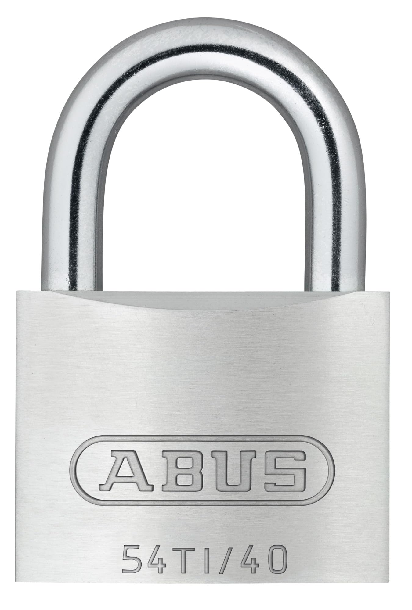 ABUS ABU54TI40TC 54TI/40 Vorhangschloss, 2er Set, 40mm, 2 Stück | Gehärteter Stahl-Bügel, sägeresistent - robuster Schutz für Tor, Keller und Garage