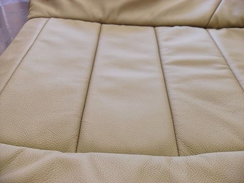 Miniatura 8 de 2002-07 para Ford F250 F350 Lariat izquierda delantera superior inclinada trasera cubierta de asiento de cuero marrón