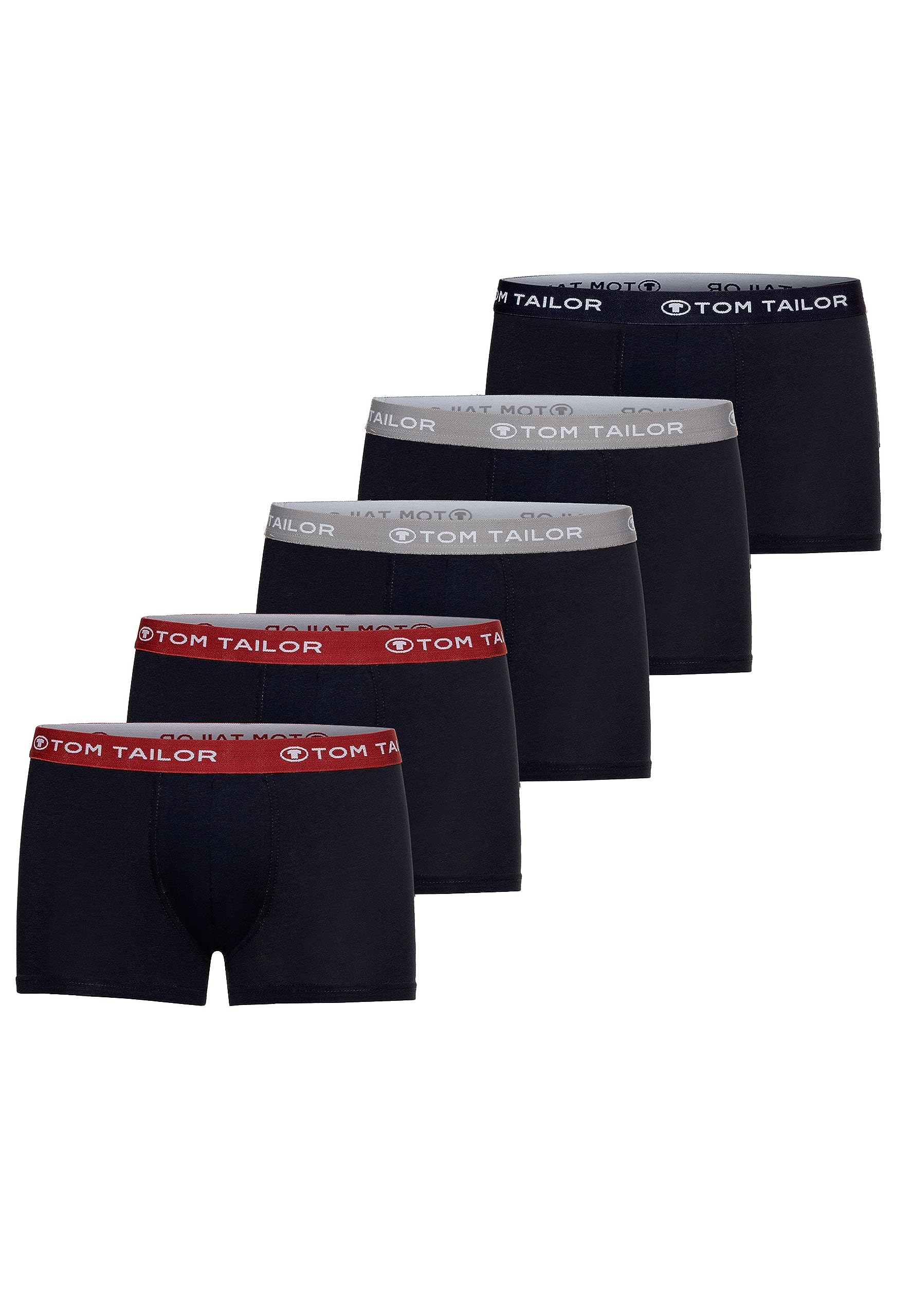 TOM TAILOR Boxershorts Herren 5er Pack Unterhosen – Herrenunterwäsche Gr. S - 3XL 9