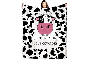 Cow Blanket ~ Cuddle Up, Snuggle In!