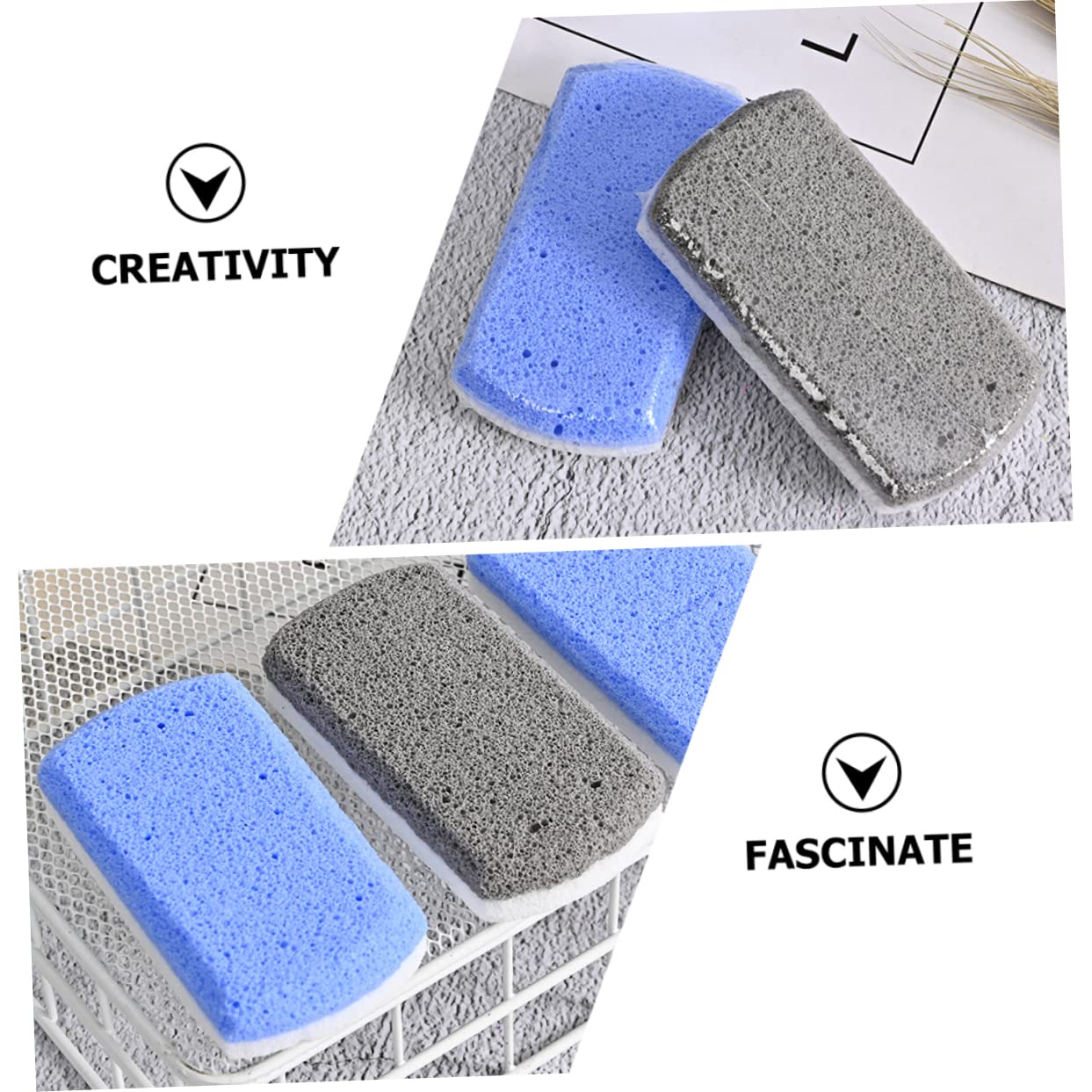 FRCOLOR 10pezzi Raspa Per Piedi Professionale Strumento Esfoliante Per Rimozione Calli Facile Da Pulire e Riutilizzabile Rimuove La Morta Per Piedi Sani e Morbidi