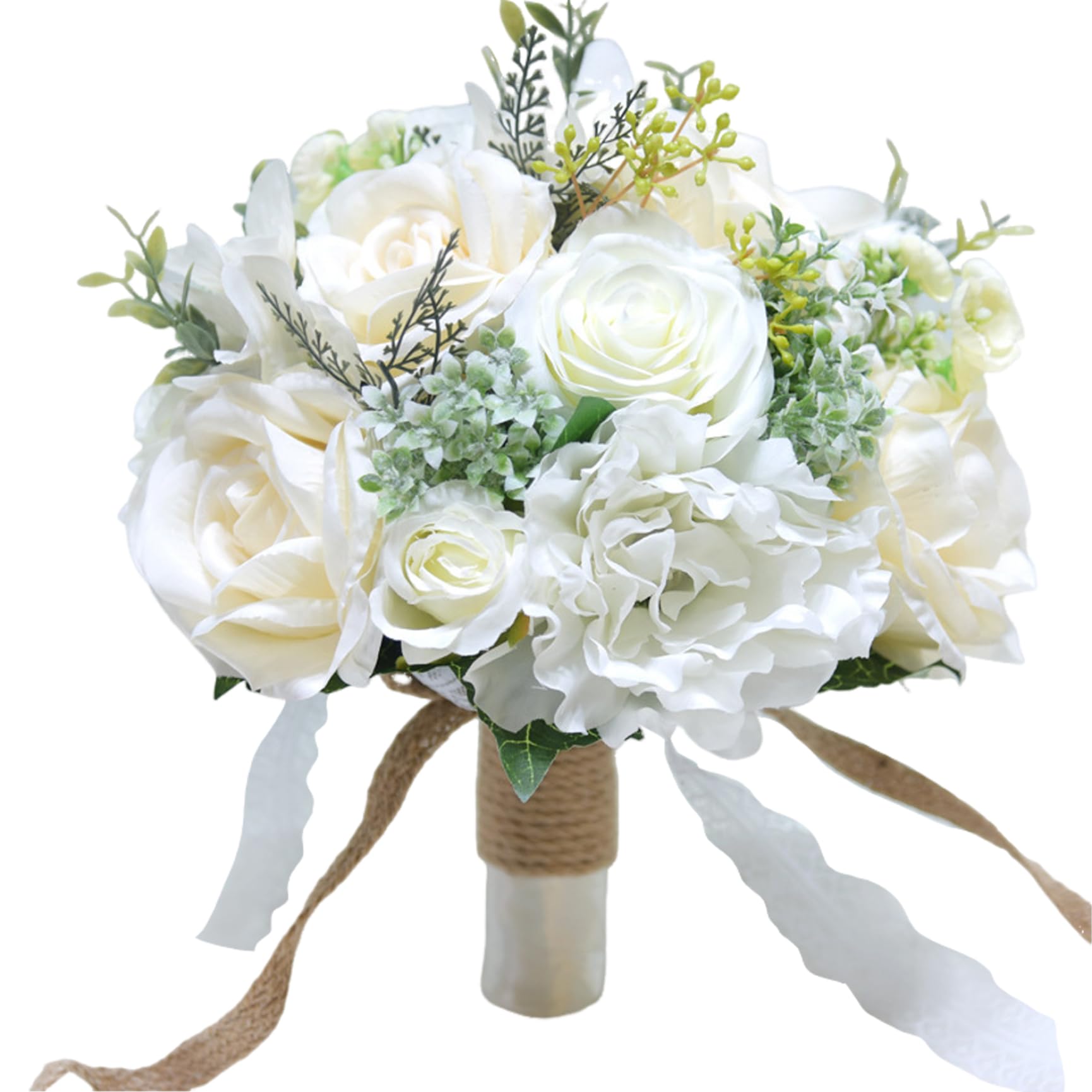 Bouquet de mariage pour mariée Gcroet symbole de romantisme éternel pour votre union et vos fêtes