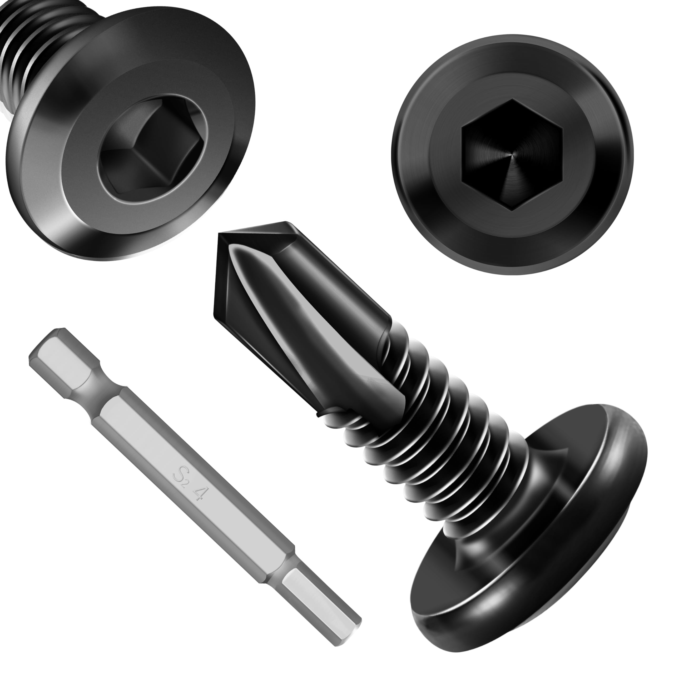 Sheet Metal Screws - 110 Pcs Stainless Steel Kit -15 Sheet Metal Screws - 110 Pcs Stainless Steel Kit -15