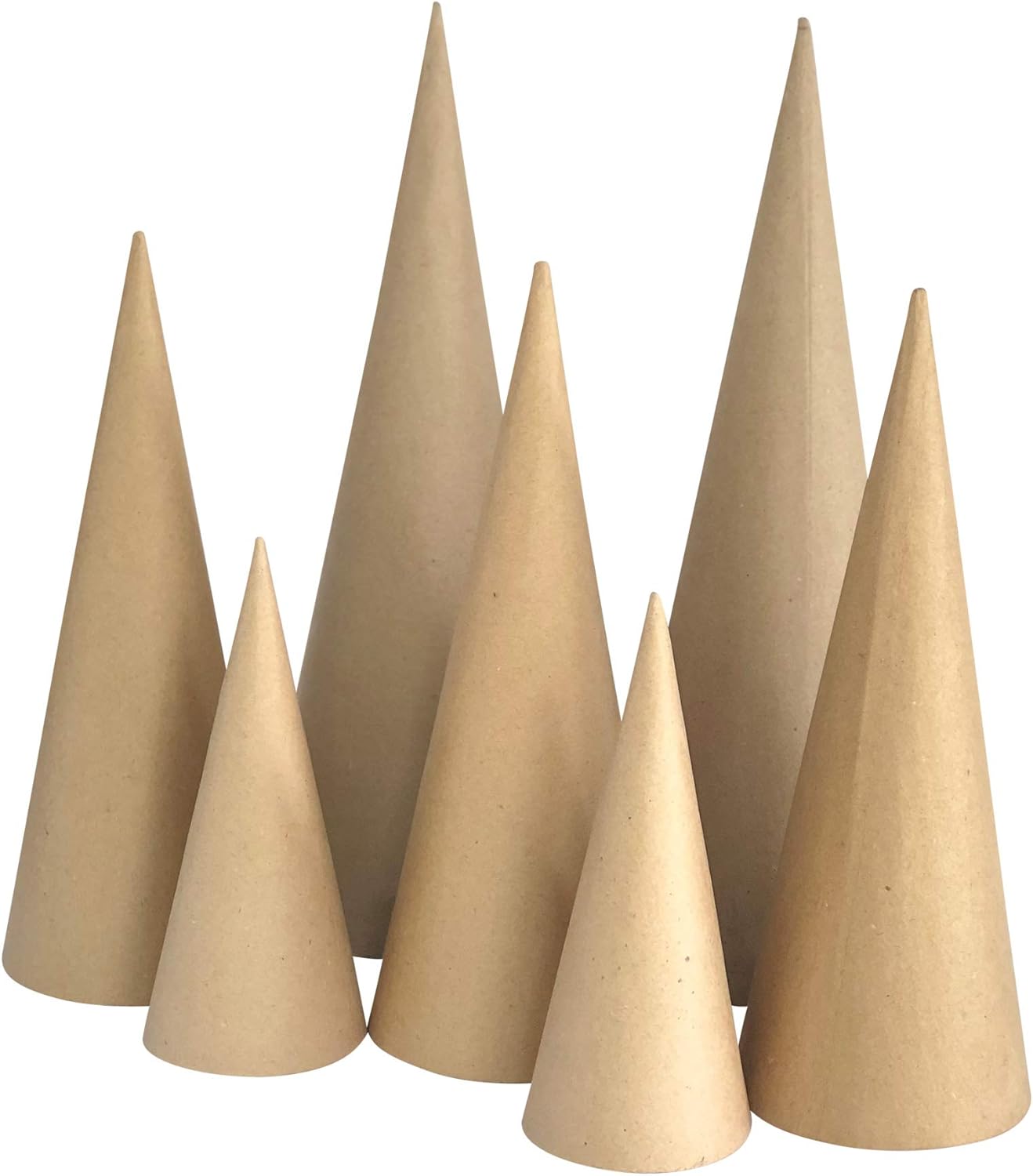 Paper Mache Craft Cones Variety Pack 3 Sizes 13.75 x 5, 10.63 x 4, 7 x 3 Inches (7) Amazon.ca