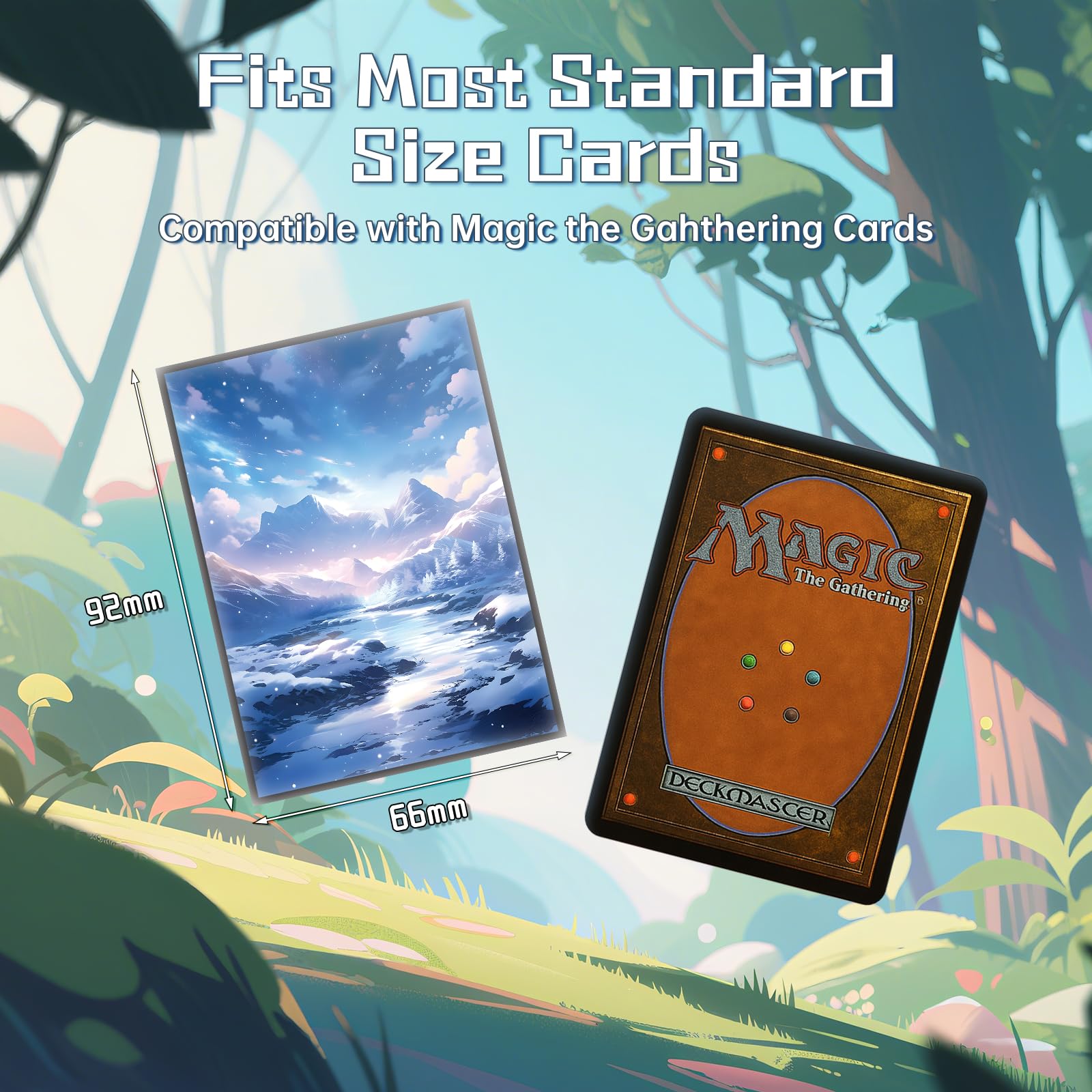 Amazon.co.jp: MTGカードスリーブ - タンドラ - ファンタジー デュアル