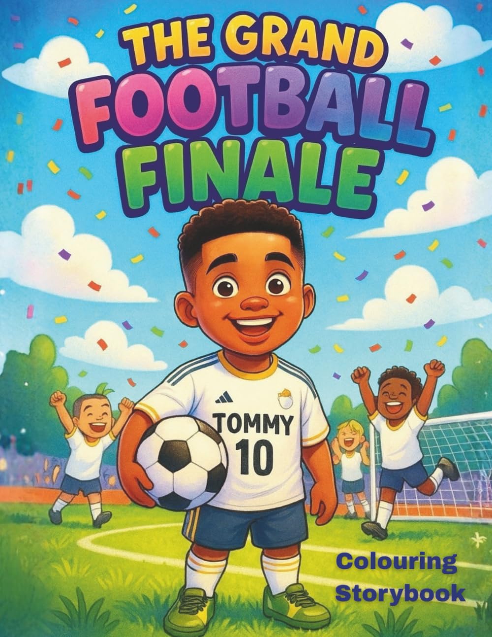 The Grand Football Finale: A Colouring Storybook Celebrating Football, Friendship, and Fair Play.