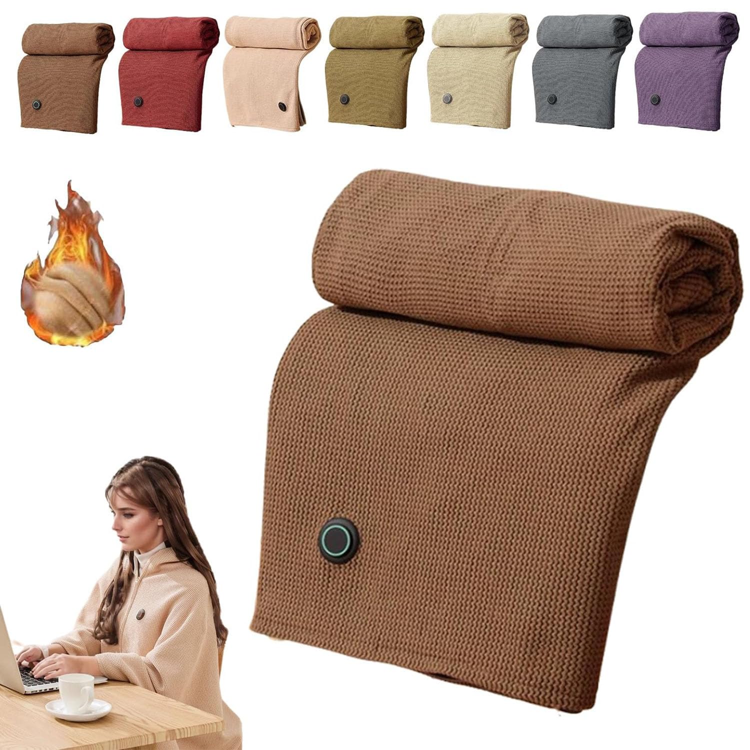 rechargeable heated shawl