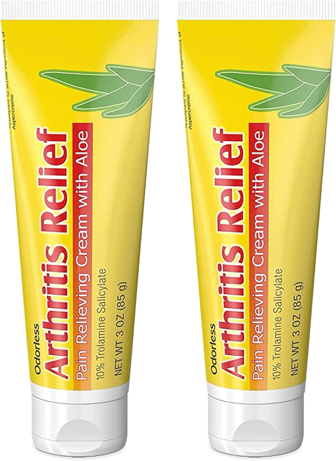 DCH Labs Odorless Arthritis Relief Pain Relieving Cream with Aloe and 10 Trolamine