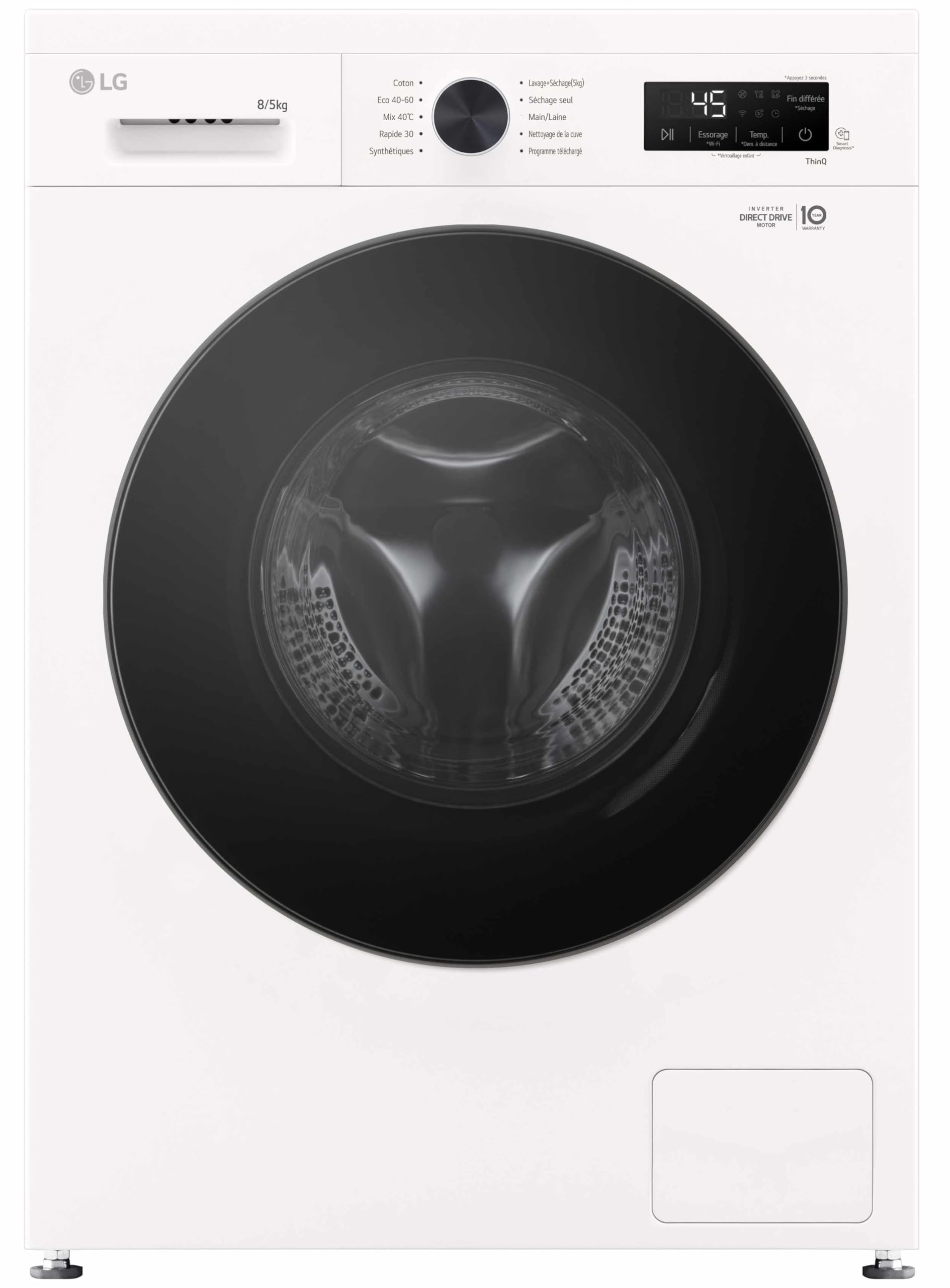 F854B16WHS 8/5 kg 1400 RPM Motor Direct Drive, Energy A, Va LG