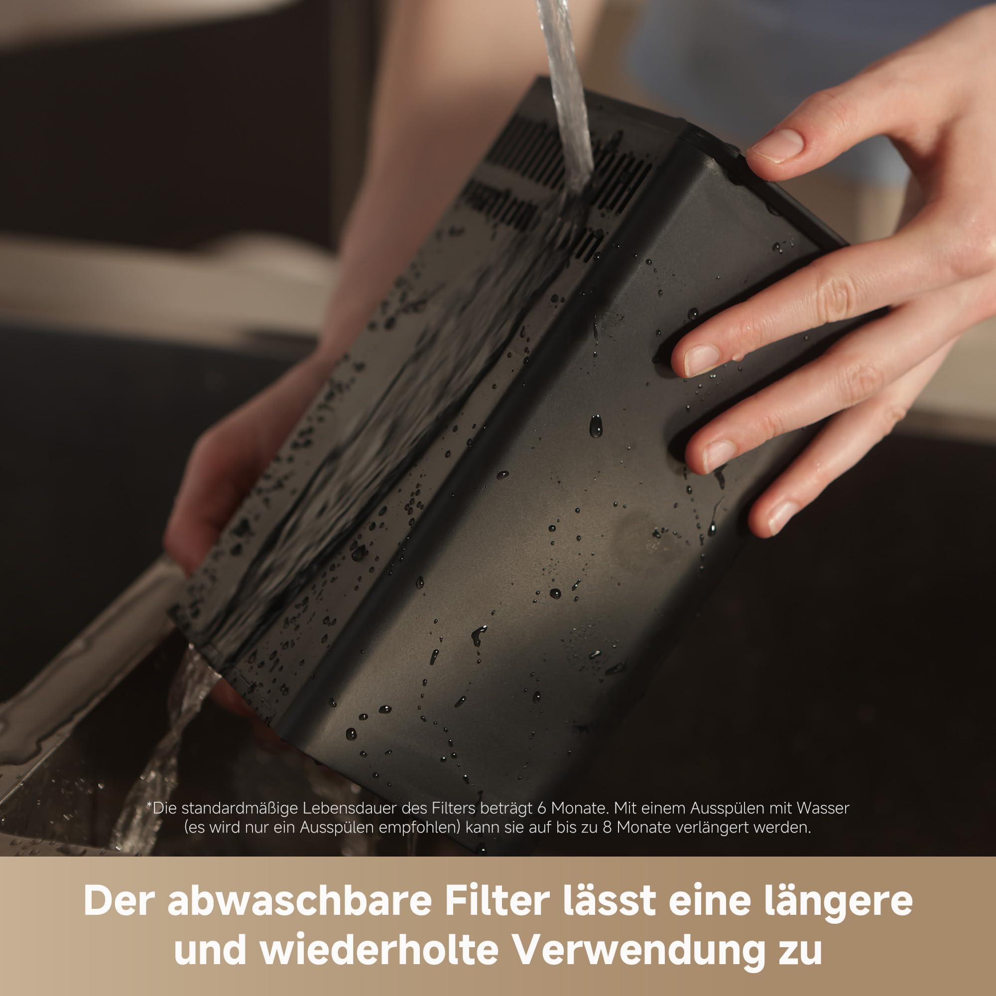 DREAME SF25 – Speise-Entsorger, Trion- Dreiklingensystem, Kohlefilter, Geruchssteuerung, 2,5 l-Volumen, Selbstreinigend bei Hochtemperatur, Kompaktdesign, leises 27 dB(A-Design, Sicherheitssperre
