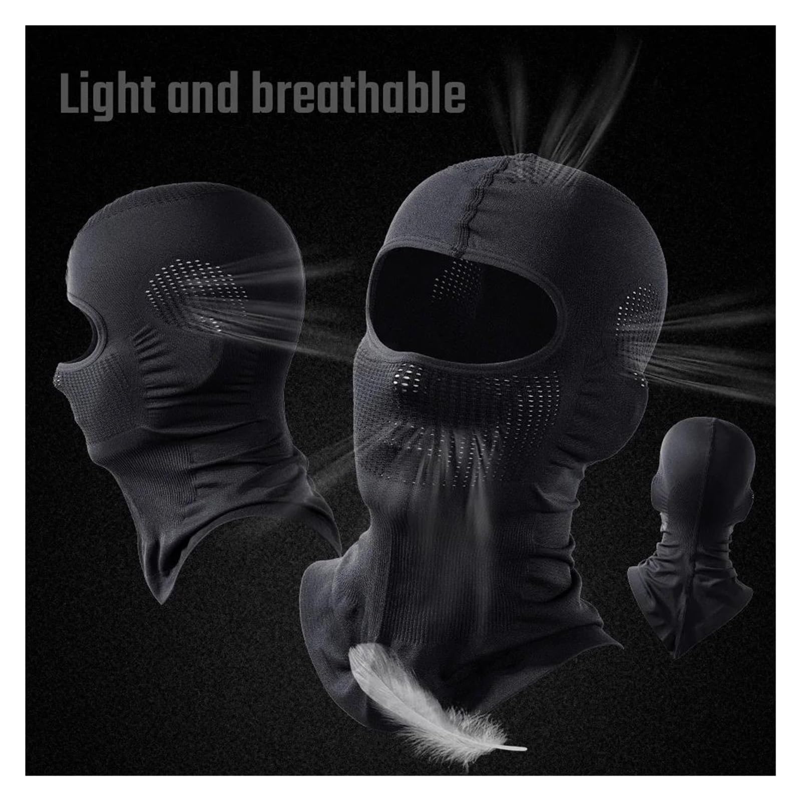 Máscara de Esquí Máscara de Viento Gorra de ciclismo para motocicleta, transpirable, deportiva, máscara facial completa, casco a prueba de viento para esquí, bicicleta al aire libre, motocicleta, bici