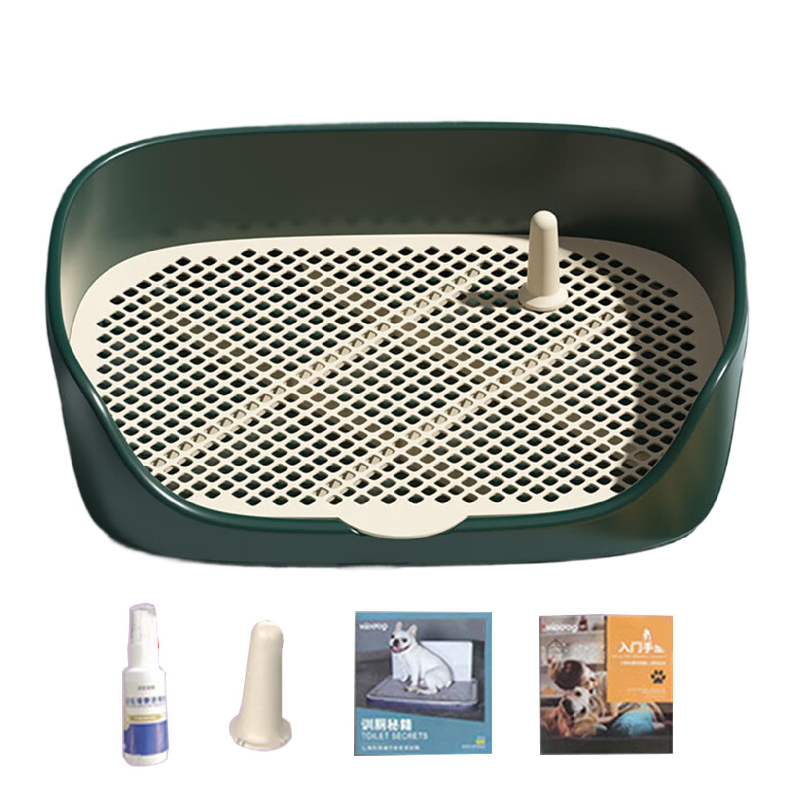 MICFENY Space Saving Dog Toilet With NonSlip Design Easy Breeds Bathroom For Small Pet Potty Training Device
