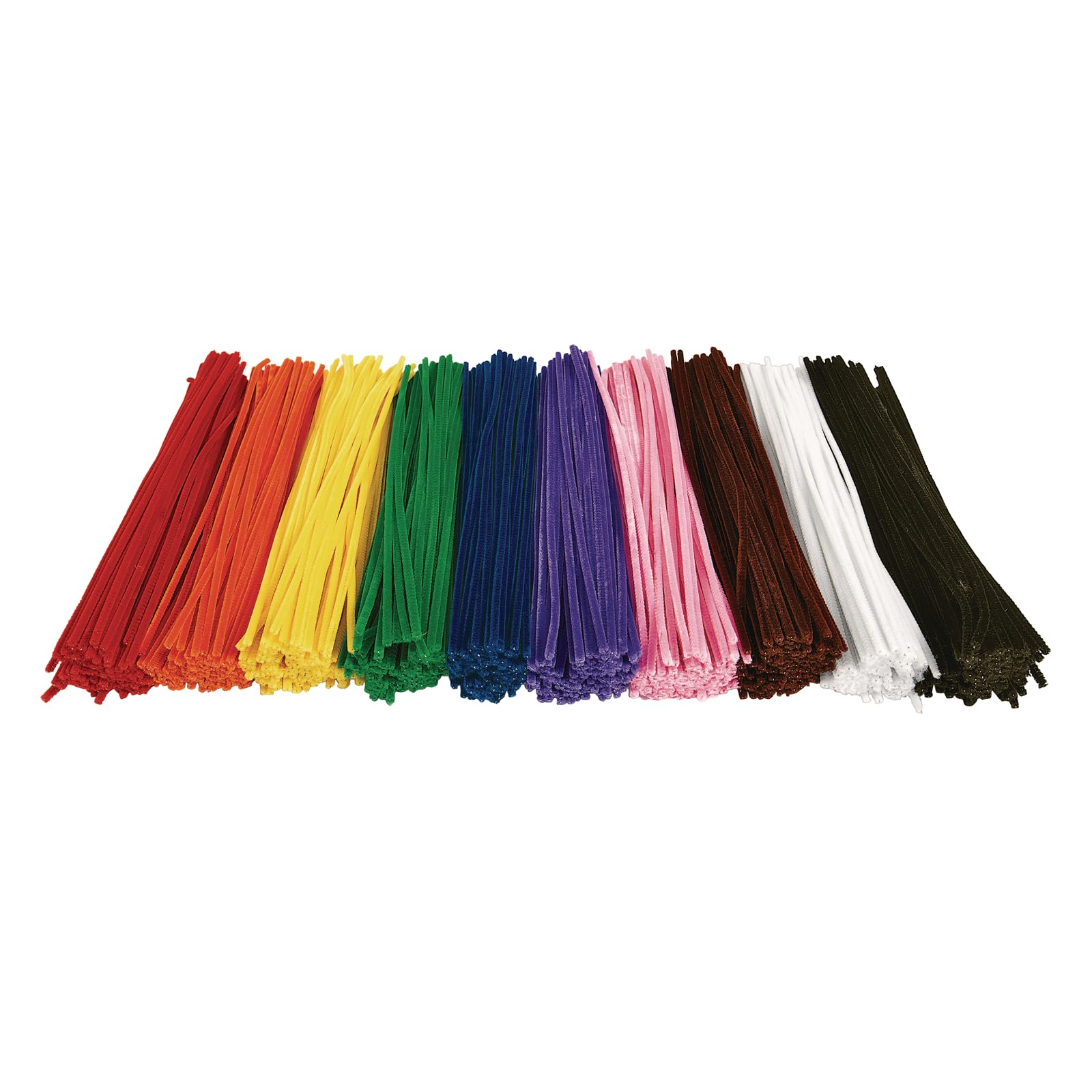 Colorations Chenille Stem Pipe Cleaners, Pack of 1000, Assorted Colors, Arts & Crafts, Decorating, STEM, Single Color, Activities for Kids, Crafting,