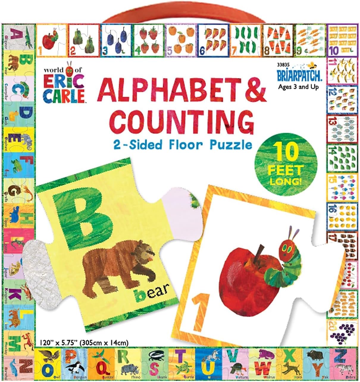 Amazon.com: Briarpatch The World of Eric Carle Alphabet & Counting 2 ...