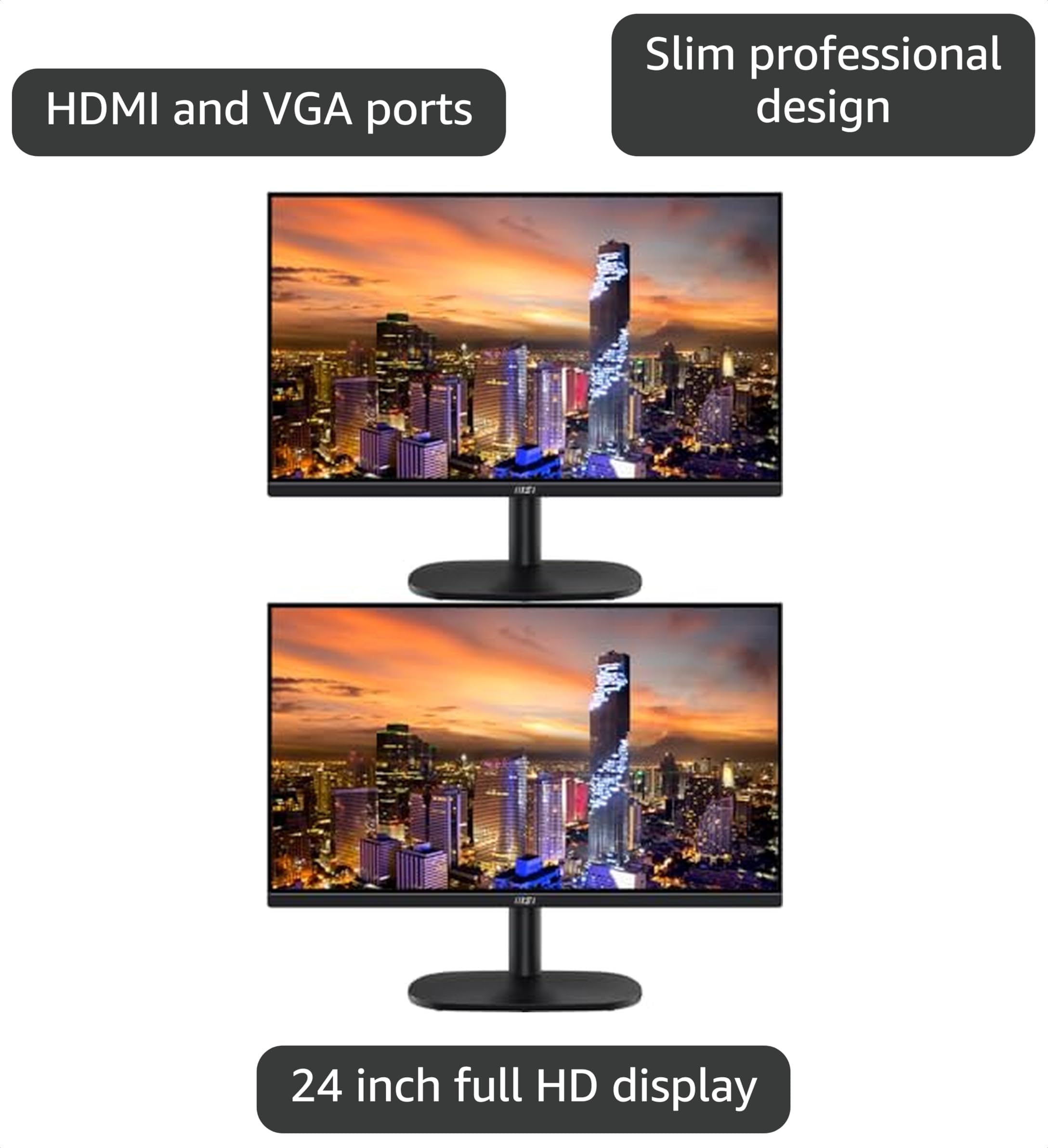 Amazon.com: MSI Pro MP245V 24 inch 1080P Full HD 100Hz 1ms LCD
