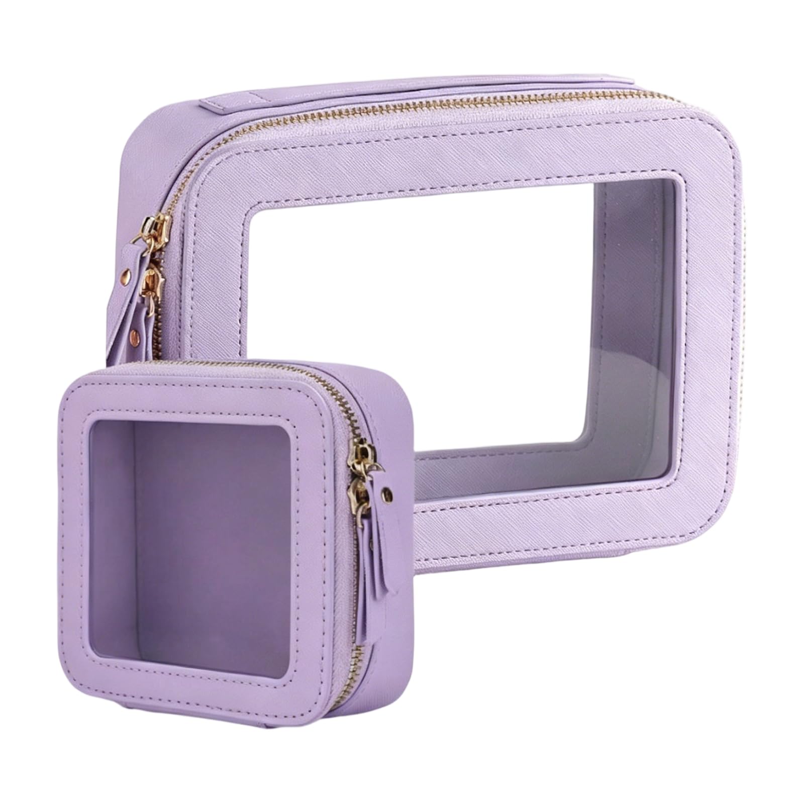 Oxxggkao Friendly Cosmetic Carrier with Consistent Fastening and Visible Panel for Easy Organization Permanent Cosmetic Storage