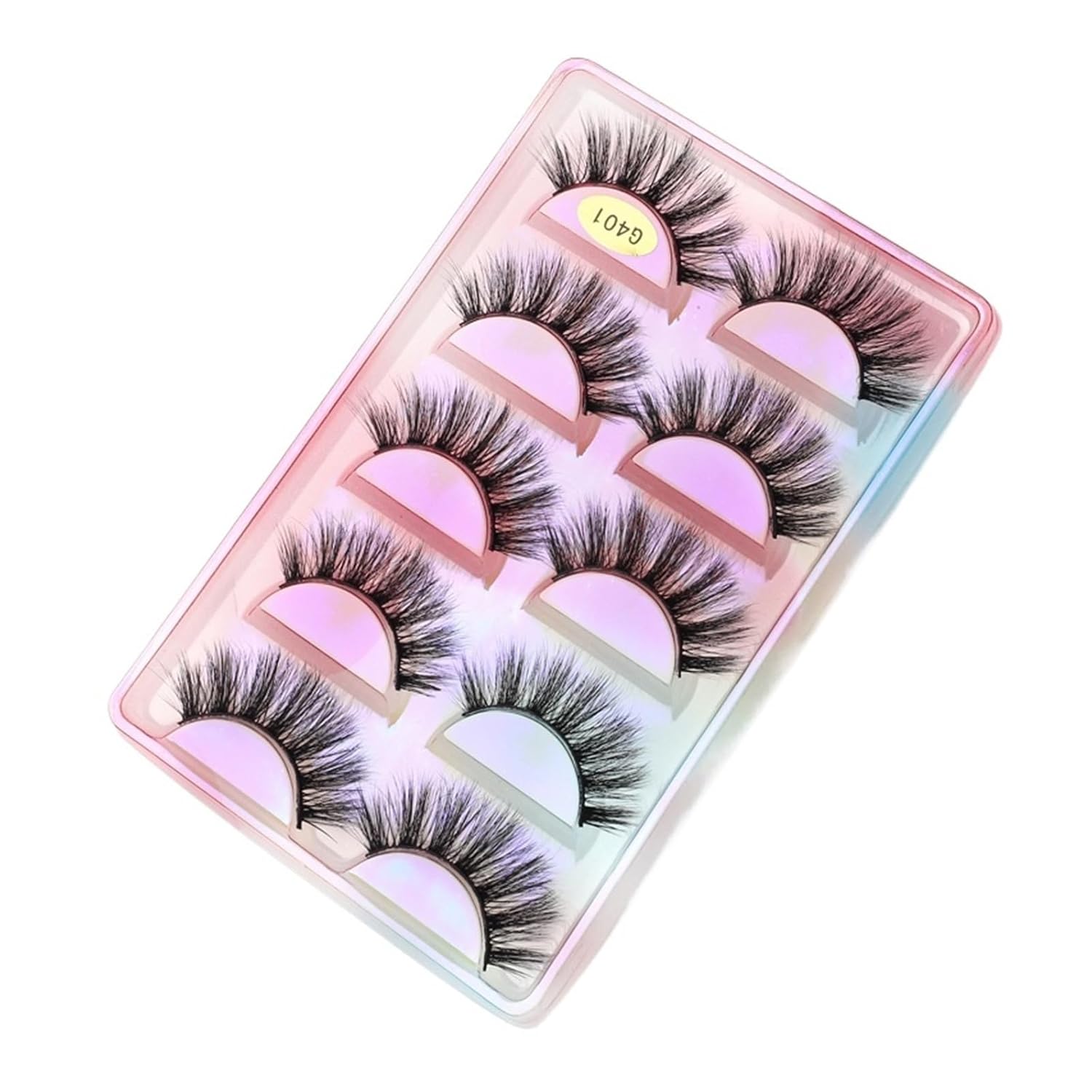 UAMOU 10 Styles 2 5 10 20 30 50 100 Boxes 3D Mink Lashes 5 Pairs Natural Individual