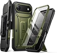 Vista 17 de SUPCASE Funda para iPhone 17 Pro Max con botón de control de cámara (Unicorn Beetle Pro), [soporte integrado y protector de pantalla]