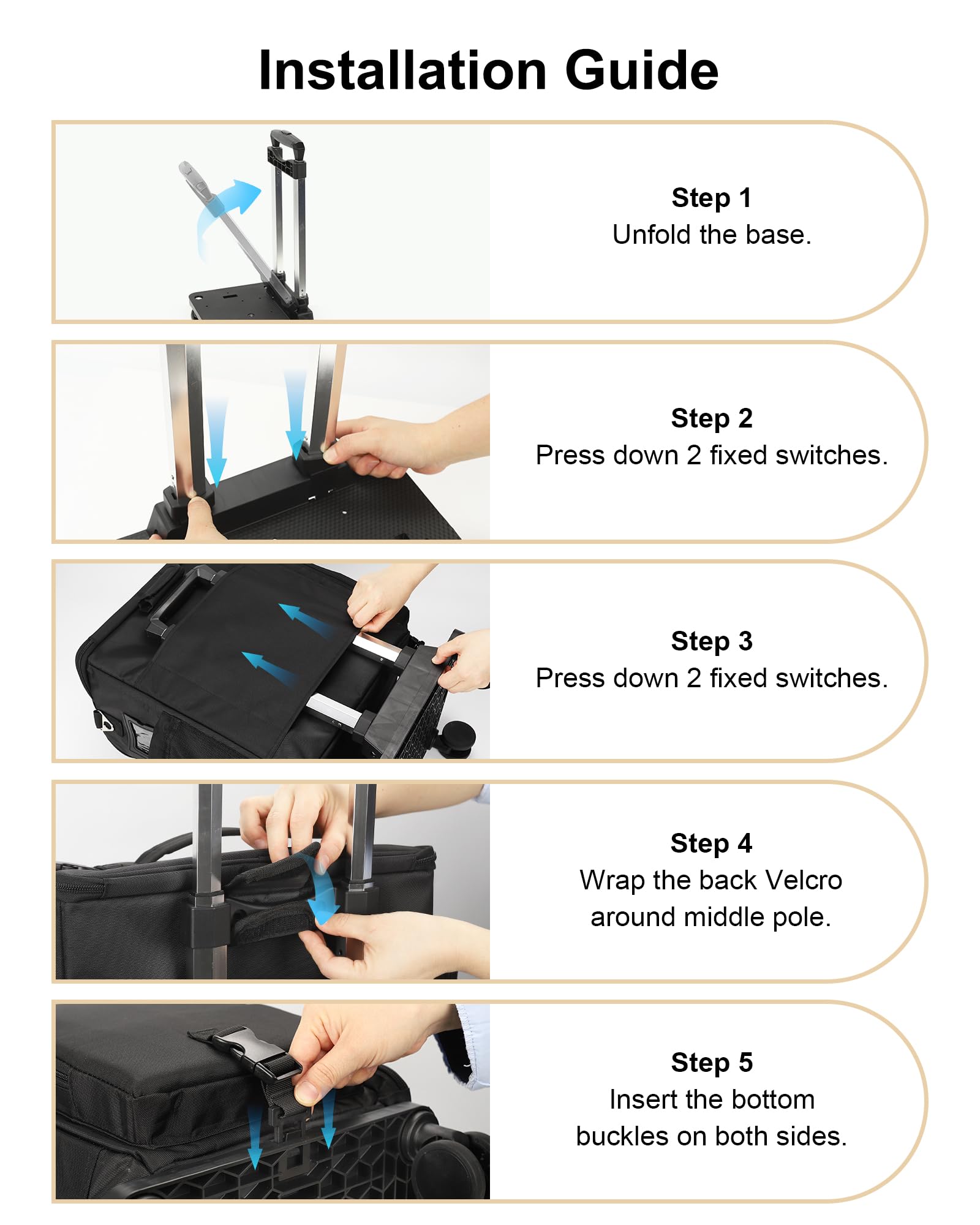 Relavel Maletín de maquillaje con ruedas para el pelo, bolsa de viaje con 2 compartimentos transparentes, bolsa de peluquería profesional para artista de maquillaje, organizador de peluquería con