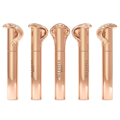 Miniatura 7 de SELESTIA BEAUTY Royal Volume and Curl Mascara Queen Cobra - Mejora las pestañas naturales con volumen y longitud dramáticos - Aplicación suave -
